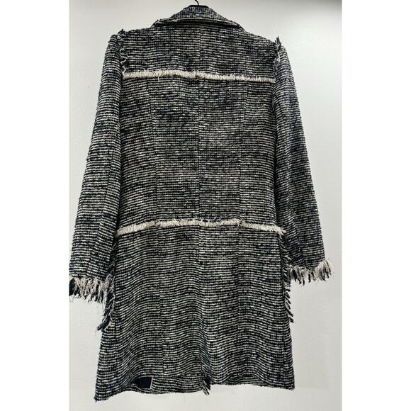 Mcginn Coat Jacket Womens XS 2 Boucle Tweed Double Breasted Classy Fall - Picture 5 of 6